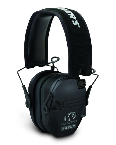 Walker's Razor Slim earmuffs Black  - Активные стрелковые наушники
