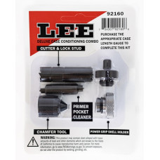 Lee Deluxe Case Conditioning Combo-Gage Trimmer - Комбо для подрезки гильз