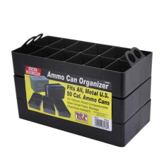 MTM Ammo Can Organizer .50 cal Black 3/ct - Органайзер для ящиков AC50, 3 штуки комплект