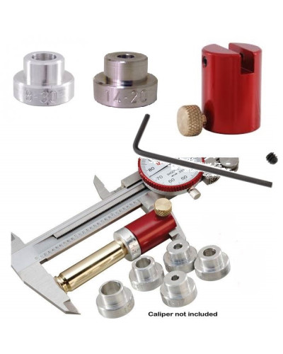 Hornady Comparator Kit: Headspace and Jump SHORT Inserts with Base - Набор для замеров пули и плечей для штангенциркуля
