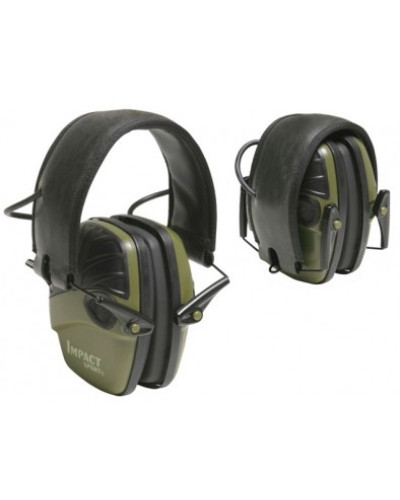 Howard Leight Impact Sport Green Olive Earmuffs R-01526 - Активные стрелковые наушники