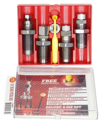 Lee Carbide 4 Die Set Delux 9Pa Progressive (9x22 Travmat) - Набор Люкс из 4 матриц для 9ра