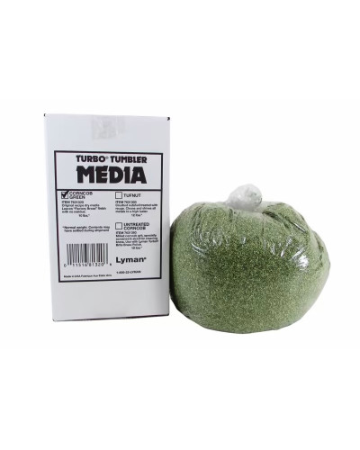 Lyman Vibro Media. Corn cob Plus, Large 10 lbs - Наполнитель для вибро-тумблера - кукурузний