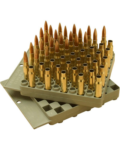 MTM Universal Reloading tray box compact - Подставка для релоадинга универсальная на 50 гильз