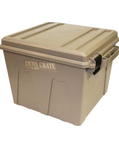 MTM Ammo Crate Utility Box ACR12- #12 Large, Dark Earth (39x37x33cm) - Кейс герметичный для хранения патронов