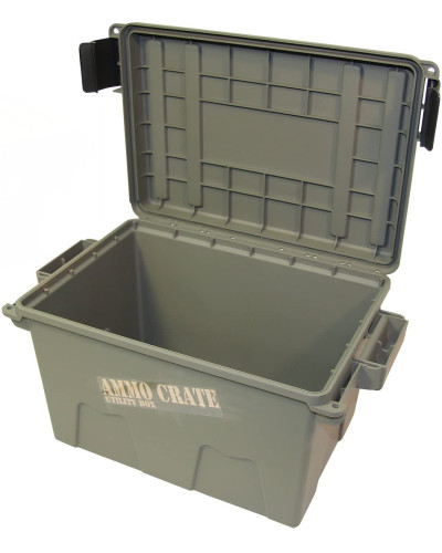 MTM Ammo Crate Utility Box ACR7 - #7 Army Green (36x25x23cm) - Кейс герметичный для хранения патронов