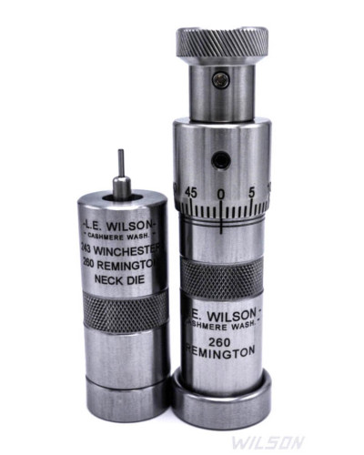 Wilson Die Kit to include Plastic Case w/SSBS-SSND - Матрици для релоадинга (нек-сайз нажимная, нажимная посадочная)
