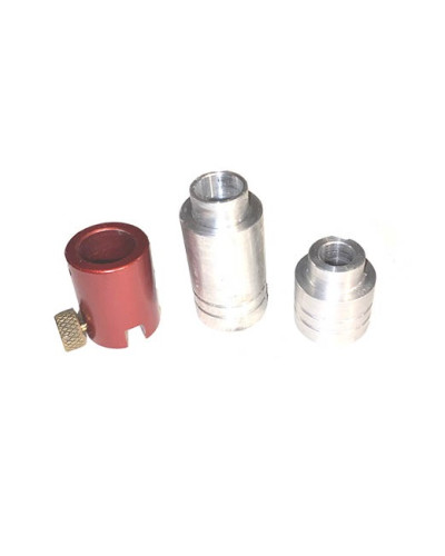 Comparator Kit Headspace and Jump with Red Base (223 308 6.5CR 30-06) - Комплект компараторов для штангенциркуля: база + плечевая + пулевая насадки